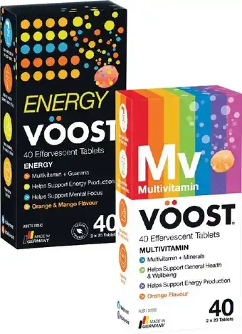 Woolworths Voost effervescent pk 40~ offer