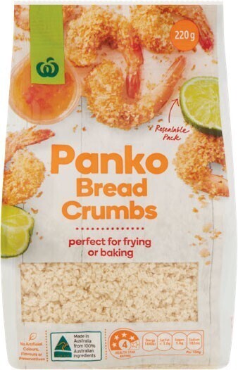 Woolworths Woolworths panko bread crumbs 200-220g offer