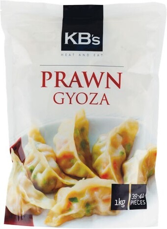 Woolworths Kb’s prawn gyoza or hargow 1 kg – from the freezer offer