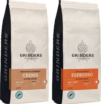 Woolworths Grinders coffee beans 1kg offer