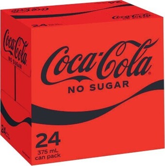 Coles Coca-cola soft drink 24x375ml offer