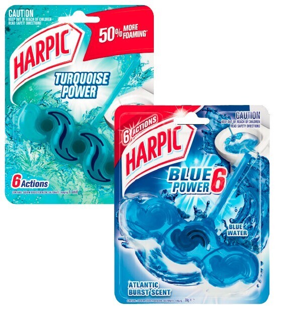 Harpic colour toilet cleaner 39g offer at Coles