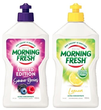 Coles Morning fresh dishwashing liquid 400ml offer