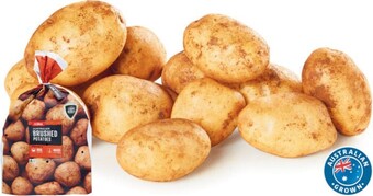 Coles Coles australian brushed potatoes 2kg bag offer