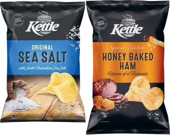 Coles Kettle potato chips 150g-165g offer