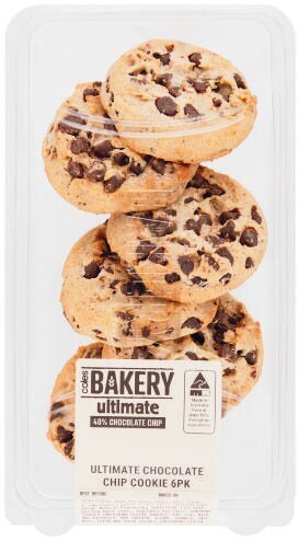 Coles Coles bakery cookies 6 pack offer