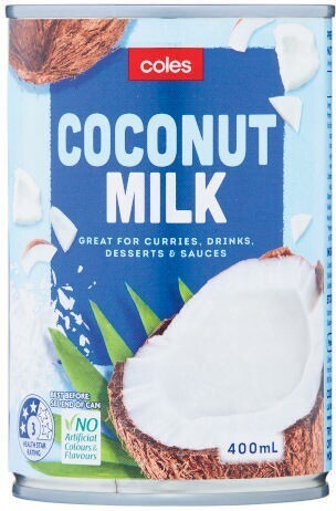 Coles Coles coconut milk 400ml offer