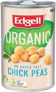 Coles Edgell organic beans 400g offer