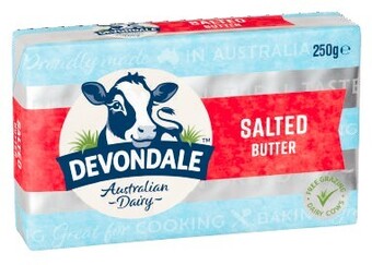 Coles Devondale butter pat 250g offer