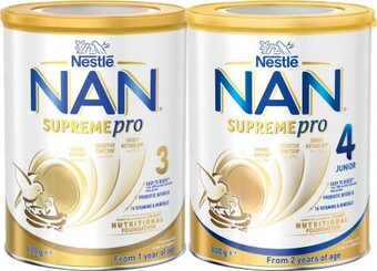 Coles Nestlé nan supremepro formula stage 3 or 4 800g offer