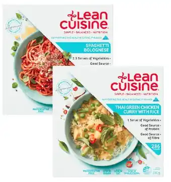 Lean cuisine lunch meals 280g