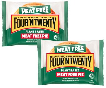 Coles Four'n twenty meat free pie 175g offer