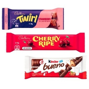 Coles Cadbury medium bars 30g-60g or kinder bueno bar 39g-43g offer