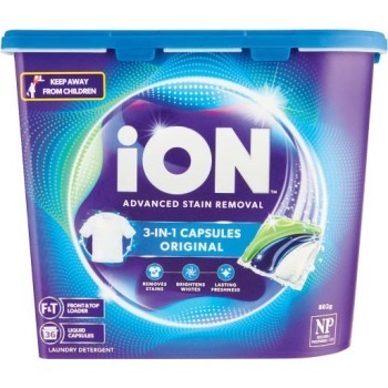 Coles Ion laundry capsules 36 pack offer