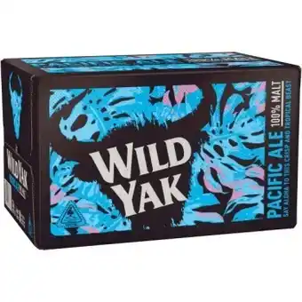 Coles Wild yak pacific ale bottles 24x345ml offer
