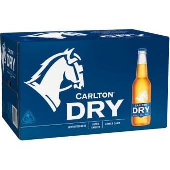 Coles Carlton dry bottles 24x330ml offer