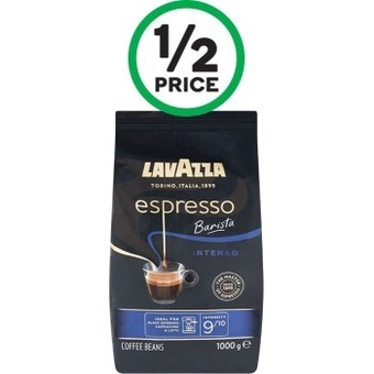 Woolworths Lavazza espresso barista coffee beans 1 kg offer