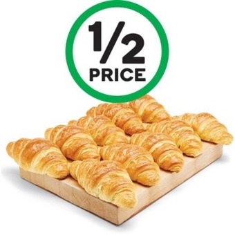 Woolworths Large butter croissant pk 10* offer