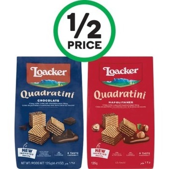 Loacker quadratini 110-125g