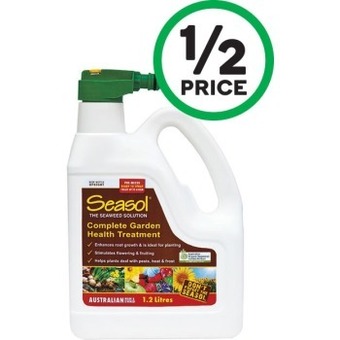 Woolworths Seasol hose on or powerfeed hose on 1.2 litre offer