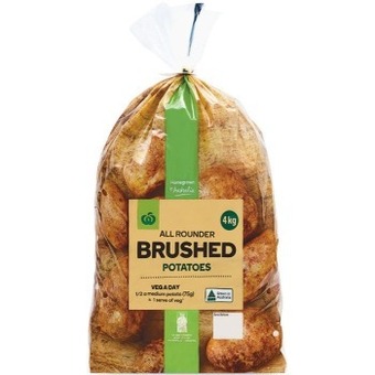 Woolworths Australian brushed potatoes 4 kg pack offer
