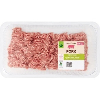 Woolworths Australian pork mince 800g offer