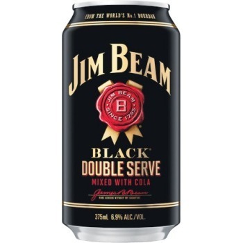 Woolworths Jim beam black double serve cans 10x375ml offer