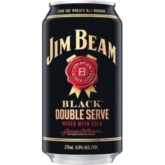 Woolworths Jim beam black double serve cans 10x375ml offer