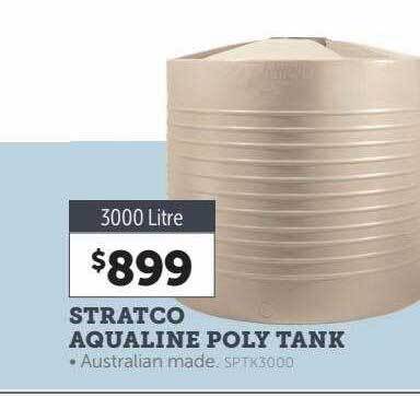 Stratco Stratco aqualine poly tank offer