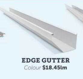 Edge gutter