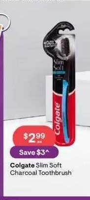 Discount Drug Stores Colgate slim soft charcoal toothbrush offer