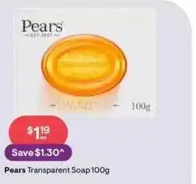 Pears transparent