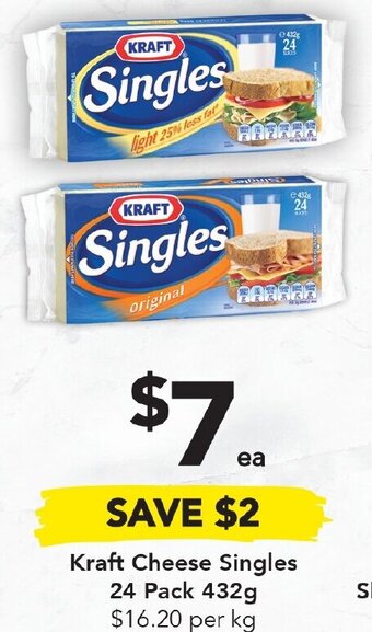 Drakes Kraft Cheese Singles 432g offer