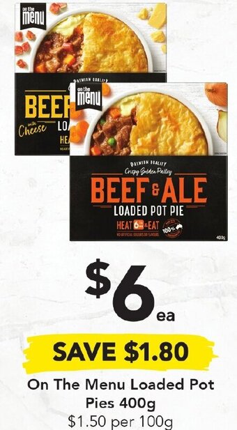 Drakes On the Menu Loaded Pot Pies 400g offer