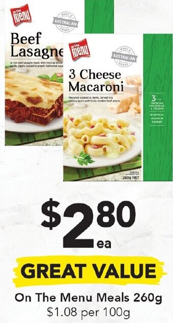 Drakes On the Menu Meals 260g offer