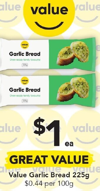 Drakes Value Garlic Bread 225g offer