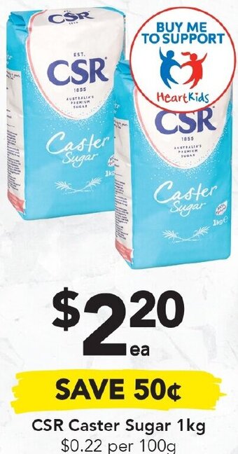 Drakes CSR Caster Sugar 1kg offer