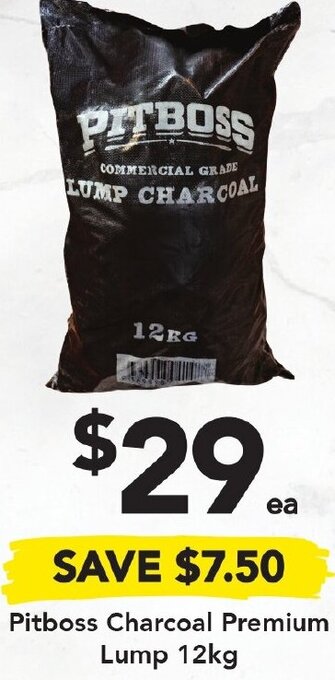 Pitboss Charcoal Premium Lump 12kg