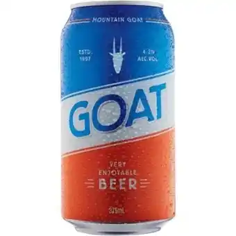IGA Liquor Goat very enjoyable beer 24 pack offer