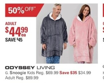 Harris Scarfe Odyssey Living Snoogie offer