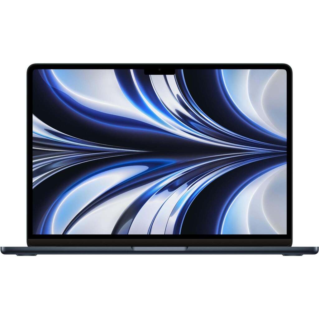 Apple macbook air 13inch with m2 chip, 256gb ssd (midnight) [2022