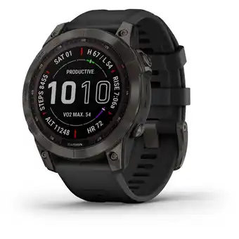 JB Hi-Fi Garmin fenix 7 sapphire solar sports watch (carbon grey/black) offer