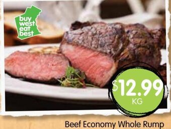 Spudshed Beef Economy Whole Rump offer