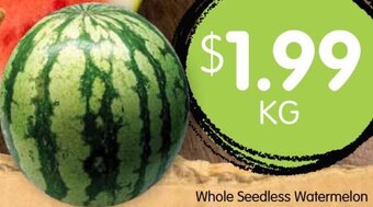 Spudshed Whole Seedless Watermelon offer