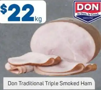 Foodland Don Traditional Triple Smoked Ham offer