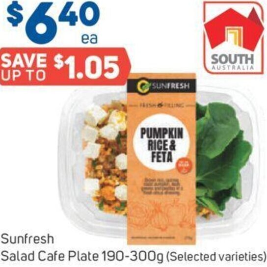 Foodland Sunfresh Salad Cafe Plate 190-300g offer