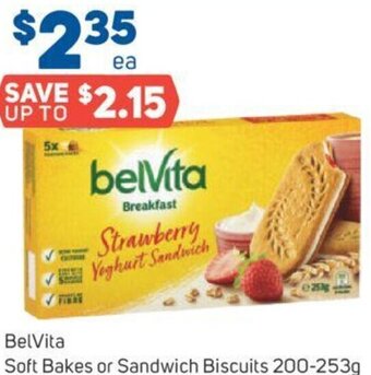 Foodland BelVita Soft Bakes or Sandwich Biscuits 200-253g offer