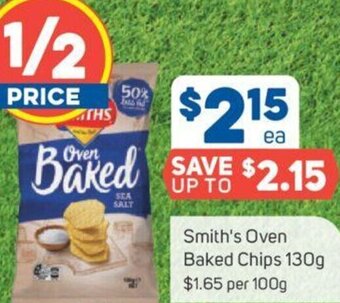 Foodland Smith's Oven Baked Chips 130g offer