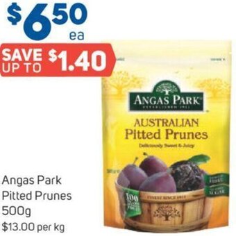 Foodland Angas Park Pitted Prunes 500g offer