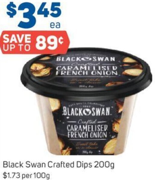 Black Swan Crafted Dips 200g offer at Foodland